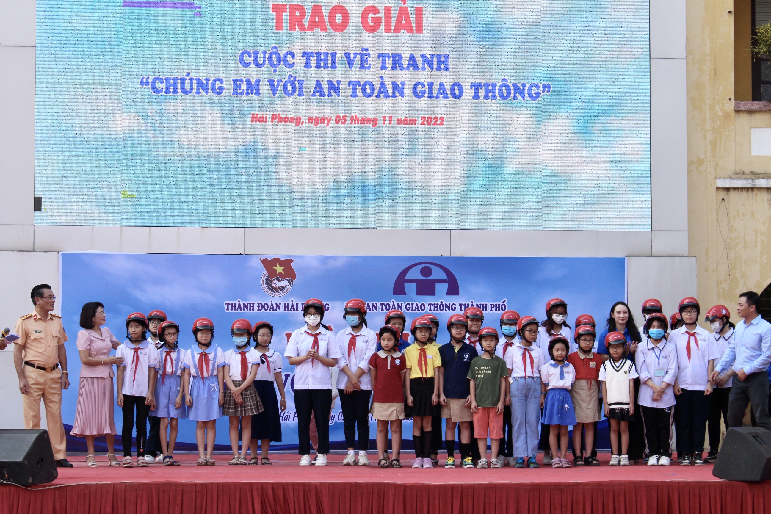 Trường THPT Thái Phiên: Tổ chức Ngày hội thanh niên với văn hoá giao thông năm 2022